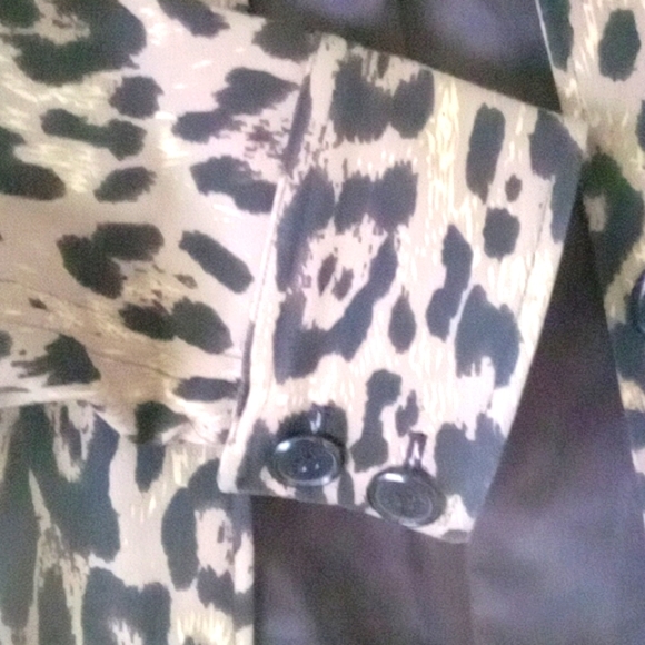 VERTIGO Paris leopard print coat Sz M - Picture 6 of 12